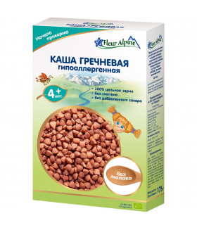 Fleur Alpine ORGANIC milk free cereal Buckwheat 200g (4 months +)